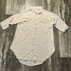 Women’s light tan Swimsuit Cover Size XL